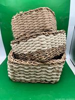 All three nested Alkaso jute baskets