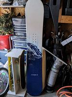 Full view of snowboard front