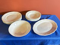 Full set arranged on table showing all pieces