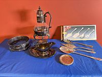 All items overview on table