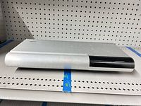 Front and top view of silver Bose Lifestyle console