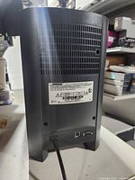 Rear view showing Bose label, ports and power cord