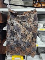 Full view of Linda Golden skirt showing overall pattern and length