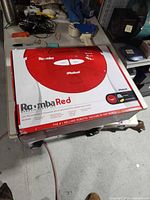 Closed retail box for iRobot Roomba Red