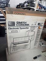Box exterior showing Smith Corona branding and product image
