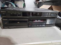 Front view of both Technics units stacked