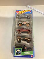 Full sealed HW Remote Adventures 5-pack with five vehicles visible