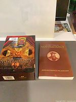 Closed box of tarot deck and companion booklet front covers