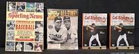 Front covers of four baseball publications