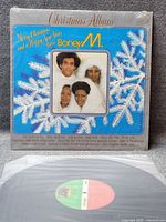 Front cover of Boney M Christmas Album jacket with shrink wrap