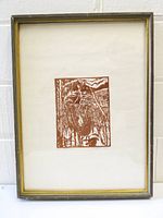 Full view of framed print