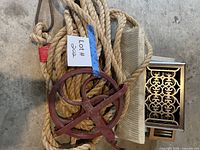 Overview of pulley, rope and vent covers