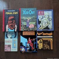 All six graphic novels front covers visible