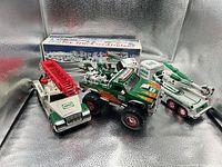 All four Hess vehicles with one boxed