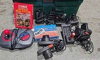 Group shot showing Combat box, controllers, boxed switch
