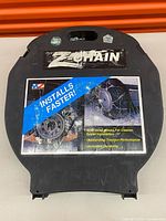 Front of molded plastic case showing Z-Chain branding and product features