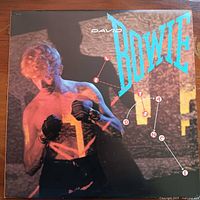 Front cover of David Bowie "Let's Dance" vinyl LP