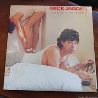 Front cover of Mick Jagger "She's the Boss" LP