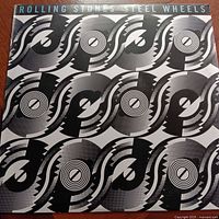 Front cover of Rolling Stones Steel Wheels LP