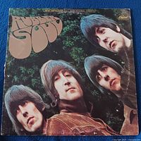 Front cover of Rubber Soul LP