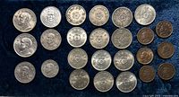 All 25 Taiwanese coins obverse sides