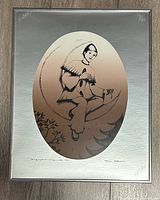 Framed serigraph full view