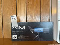 Retail box showing Carson AIM 50 mm refractor telescope