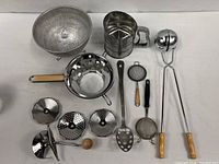 Group shot of all kitchen tools laid out