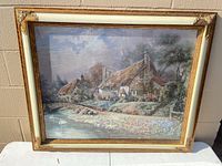 Front view of framed print