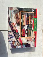 Front of sealed Wintersville Express train set box showing contents