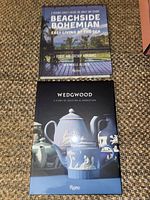 Both hardcover books front covers shown