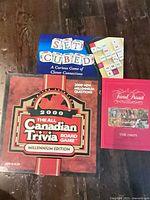 Overview of three boxed games