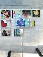 Front view of all 11 CD jewel cases
