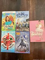 Front covers of all five books