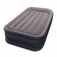 Stock image of grey and black air mattress