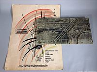 Poster and relief panel together