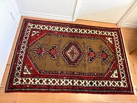 Full view of rug showing overall design and size