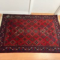 Full view of rug showing overall pattern and size