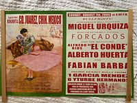Bullfight poster full view