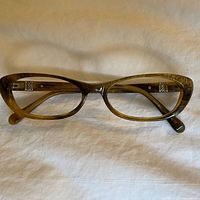 Front view of David Yurman cat-eye eyeglass frames