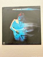Front view of Jeff Beck "Wired" LP sleeve