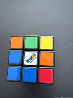 Top view showing logo center and sticker colors