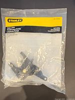 Front view of sealed Stanley gate latch package