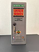 Front panel showing Locker Series branding and lock graphic