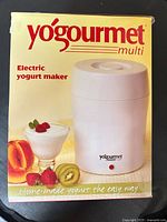 Front of retail box showing Yogourmet Multi branding