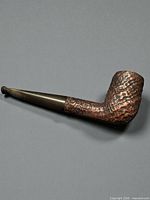 Full view of bent briar pipe