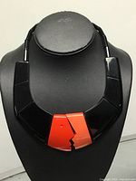 Front view showing full necklace on bust