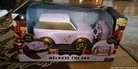 Boxed pink FAO Schwarz Melrose the SUV remote control car with gold wheels and controller