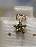 Front view of pendant on display card