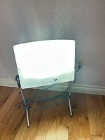 Lamp front illuminated on stand